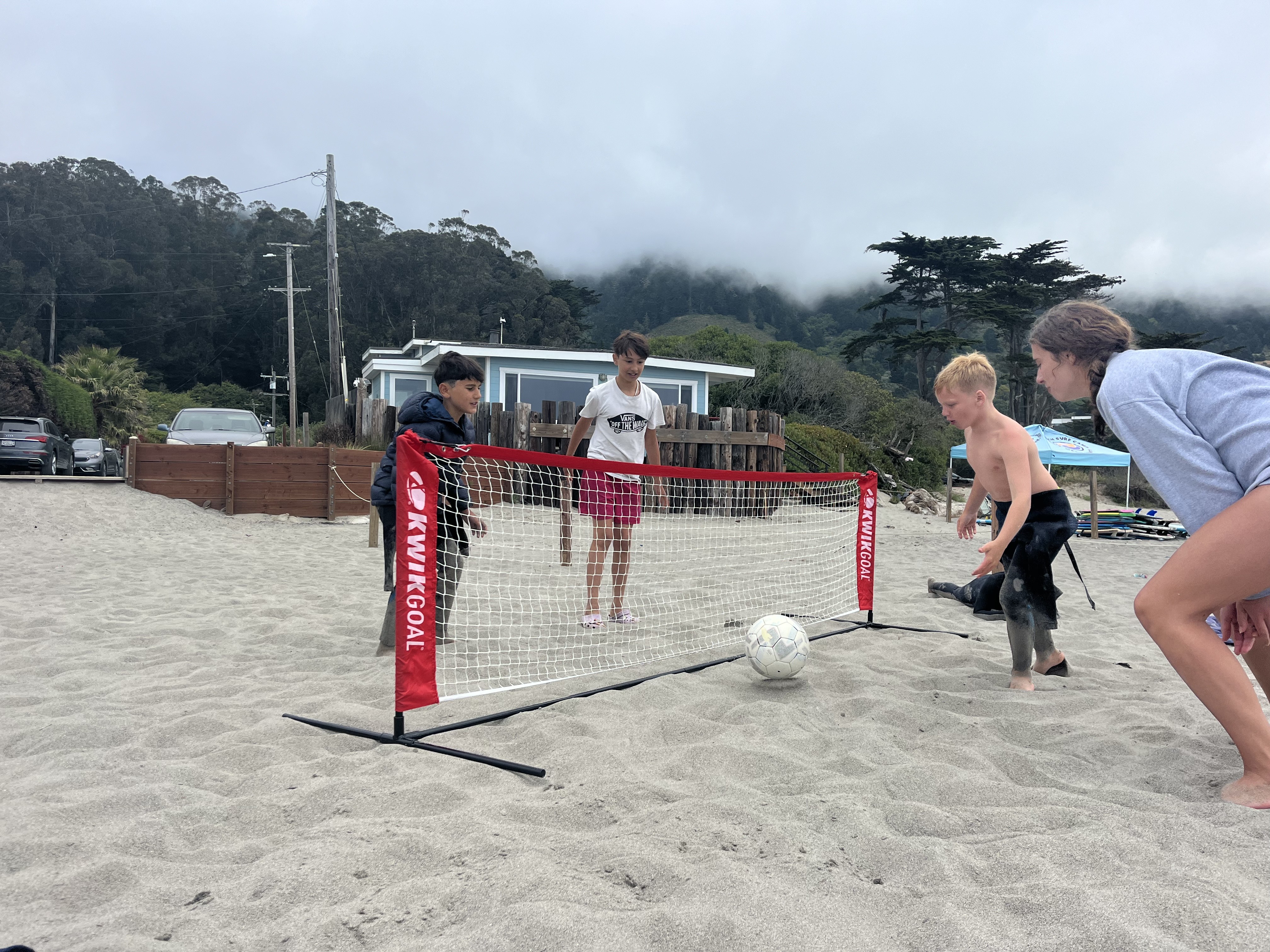 SurfWorks Surfrider volleyball surf camp Stinson Beach 2024